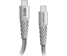 Kabelis USB SBS Mobile USB-C - USB-C 1.5 m Sidabrinė (TECABLEUNRELTCCK)