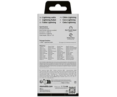 SBS duomenų perdavimo ir įkrovimo kabelis | USB-A į Lightning | mėlynas