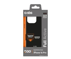 SBS Full Active D3O Apple iPhone 16 Pro – dėklas telefonui juodos spalvos