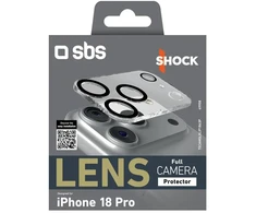 SBS Full Camera Lens Protector Tempered Glass for iPhone 18 Pro