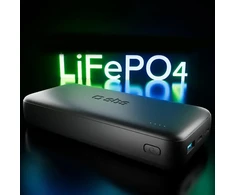 SBS Infinity išorinė baterija 20000mAh 10W LiFePo₄ USB-A USB-C - Juodas
