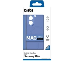 SBS Instinct Mag dėklas, skirtas „Samsung Galaxy S26 Plus“, suderinamas su „MagSafe“ – mėlynas
