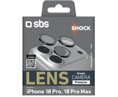 SBS Lens Single Camera Protector for iPhone 18 Pro / 18 Pro Max - Juodas