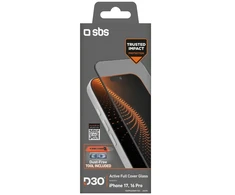 SBS protective glass with D3O technology set with applicator for iPhone 17 | iPhone 16 Pro