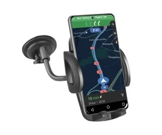 SBS Universalus automobilinis laikiklis išmaniajam telefonui iki 6,8" juodas