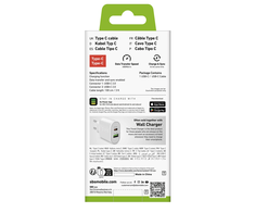 SBS TECABLETCC10W USB-C kabelis – USB-C Power Delivery 25W 1 m – baltos spalvos