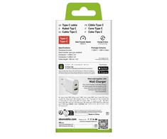 SBS TECABLETCC10W USB-C kabelis – USB-C Power Delivery 25W 1 m – baltos spalvos