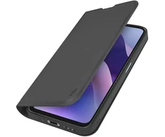 SBS piniginės formos lygus dėklas Motorola Moto G56 su atverčiamu dangteliu - Juodas
