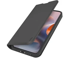 SBS piniginės formos lygus dėklas Motorola Moto G86 su atverčiamu dangteliu - Juodas