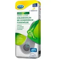 „Scholl In-Balance Arch Pain Relief Insoles Small“ vidpadžiai, maži, 1 vnt.