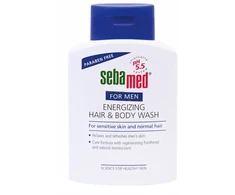 Sebamed 2in1 Dušo želė &amp; Šampūnas for Men (Energizing Hair &amp; Body Valiklis) 200ml