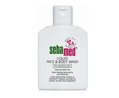 SebaMed Sensitive Skin Face &amp; Kūno prausiklis Skystas muilas