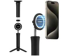 Asmenukių lazda „Araree Magfie Pod Lite“ trikojis, „MagSafe“ juodas