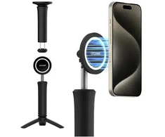 Selfie Stick Araree Magfie Pod Lite Tripod MagSafe juodas