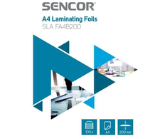 Sencor SLA FA4B200 Laminavimo folija A4 200mic 100vnt