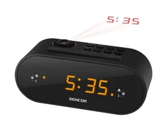 Laikrodžių radijas Sencor SRC3100 B