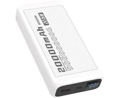 SENDEM PH82 powerbank 20000 mAh | 2.4A | LED | balta