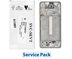 „ServicePack“ LCD ekranas SAMSUNG A33 5G A336B GH82-28143B baltas