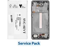 „ServicePack“ LCD ekranas SAMSUNG A33 5G A336B GH82-28143A juodas