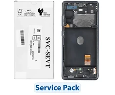 Mėlyna „ServicePack“ LCD ekranas SAMSUNG S20 FE 4G 5G GH82-24219A mėlynas
