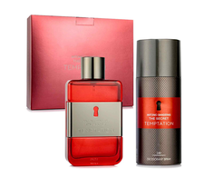 Set Antonio Banderas: The Secret Temptation Eau De Toilette For Men, 100 ml + The Secret Temptation Dezodorantas Purškiklis For Men, 150 ml