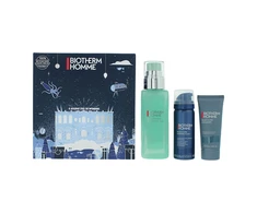 Biotherm Homme Aquapower Advanced Gel 75ml + pianka do golenia 50ml + żel do mycia twarzy 40ml