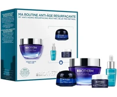 Set Biotherm: Mėlyna Pro-Retinol, Multi Correcting, Kreminis, For Face, 50 ml + Life Plankton Eliksyras, Regenerating, Day &amp; Night, Serum, For Face, 7 ml + Mėlyna Therapy, Anti-Aging, Night, Kreminis, For Face, 15 ml + Mėlyna Therapy, Anti-Ageing, Paakių kremas, 15 ml