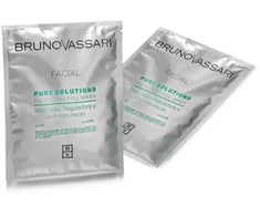 Set Bruno Vassari Pure Solutions Tea Tree Oil Eliminates Impurities Peel-Off Mask For Face, 6 vnt., 30 g