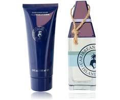 Set Caribbean Joe: Island Supply Azure Sails Eau De Toilette For Men, 125 ml + Island Supply Azure Sails Dušo želė &amp; Šampūnas 2-In-1, 100 ml