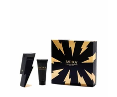 Set Carolina Herrera: Bad Boy, Dušo želė, For All Skin Types, 100 ml + Bad Boy, Eau De Toilette, For Men, 100 ml