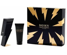 Carolina Herrera Set : Bad Boy, Dušo želė, For All Skin Types, 100 ml + Bad Boy, Eau De Toilette, For Men, 100 ml For Men