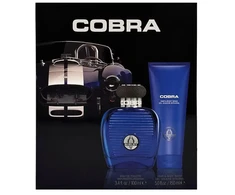 Set Carroll Shelby: Mėlyna Cobra Eau De Toilette For Men, 100 ml + Mėlyna Cobra Dušo želė &amp; Šampūnas 2-In-1, 150 ml