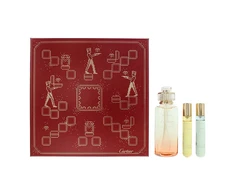 Set Cartier: Rivieres de Cartier Insouciance Eau De Toilette Unisex, 100 ml + Rivieres de Cartier Luxuriance Eau De Toilette Unisex, 10 ml + Allegresse Eau De Toilette Unisex, 10 ml