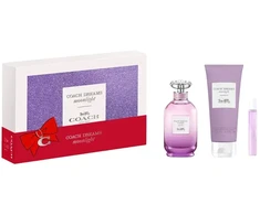 Rinkinys „Coach“: „Dreams Moonlight“ kvepalai moterims, 90 ml + „Dreams Moonlight“ tualetinis vanduo moterims, 15 ml + „Dreams Moonlight“ drėkinamasis kūno losjonas, 100 ml