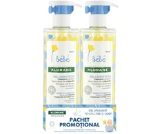 Klorane Bébé Gentle Cleansing Gel 2 x, 500 ml