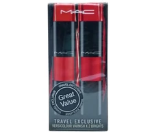 Set Duo MAC Versicolour Varnish Shining Lūpų blizgis Bright, 2 pcs 8.5 ml