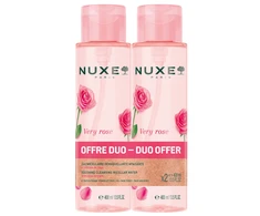 Set Duo, Nuxe, Very Rose, Cleansing - Soothing, Micellar Vanduo, For Sensitive Skin, 2 pcs, 400 ml