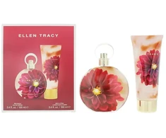 Set Ellen Tracy: Dream Florals Raudona Dahlia Eau De Parfum For Women, 100 ml + Dream Florals Raudona Dahlia Moisturizes Losjonas kūnui Body, 100 ml