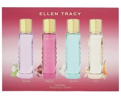 Set Ellen Tracy: Quilted Gardenia Eau De Parfum For Women, 15 ml + Quilted Vanilla Eau De Parfum For Women, 15 ml + Quilted Magnolia Eau De Parfum For Women, 15 ml + Quilted Jasmine Eau De Parfum For Women, 15 ml