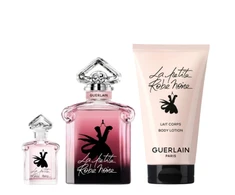 Guerlain rinkinys: La Petite Robe Noire intensyvus parfumuotas vanduo moterims, 50 ml + La Petite Robe Noire intensyvus kvepiantis vanduo moterims, 5 ml + La Petite Robe Noire intensyvus drėkinamasis losjonas, 75 ml