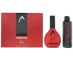 Set Head: Fire Eau De Toilette For Men, 100 ml + Fire Dezodorantas Purškiklis For Men, 200 ml