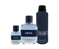 Set Izod: Classic Eau De Toilette For Men, 100 ml + Classic Eau De Toilette For Men, 15 ml + Classic Dezodorantas Purškiklis For Men, 200 ml