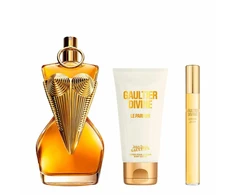 Set Jean Paul Gaultier: Divine Le Parfum Eau De Parfum For Women, 100 ml + Divine Le Parfum Eau De Parfum For Women, 10 ml + Divine Le Parfum Daily Losjonas kūnui Body, 75 ml