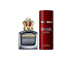 Set Jean Paul Gaultier: Scandal Eau De Toilette For Men, 100 ml + Scandal Dezodorantas Purškiklis For Men, 150 ml