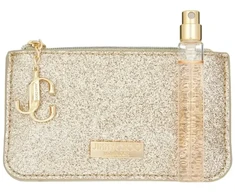 Set Jimmy Choo: I Want Choo Eau De Parfum For Women 7.5 ml + Jimmy Choo GWP Textile Pouch Gold
