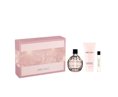Set Jimmy Choo: Jimmy Choo Moisturizing Losjonas kūnui, 100 ml + Jimmy Choo Eau De Parfum For Women 7.5 ml + Jimmy Choo Eau De Parfum For Women, 100 ml