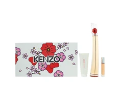 Set Kenzo: Flower L'absolue Eau De Parfum For Women, 100 ml + Flower L'absolue Eau De Parfum For Women, 10 ml + Flower L'absolue Hydrating Losjonas kūnui, 75 ml