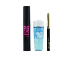 Set Lancome Blakstienų tušas Monsieur Big Kit 01 10ml + Drama Liqui-Pieštukas Mini 08 0,5g + Bi-Facil Instant Eye makiažo valiklis Mini 30 ml