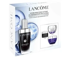 Set Lancome: Renergie HPN 300-Peptide, Anti-Aging, Daily, Kreminis, For Face, 15 ml + Genifique Ultimate, Repairing, Daily, Serum, For Face, 50 ml + Renergie Multi Lift, Moisturizing, Night, Kreminis, For Face, 15 ml + Genifique Ultimate, Revitalising, Day &amp; Night, Paakių kremas, 5 ml *Miniature