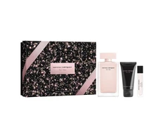Set Narciso Rodriguez: For Her Eau De Parfum For Women, 100 ml + For Her Hydrating Losjonas kūnui, 50 ml + For Her Eau De Parfum For Women, 10 ml